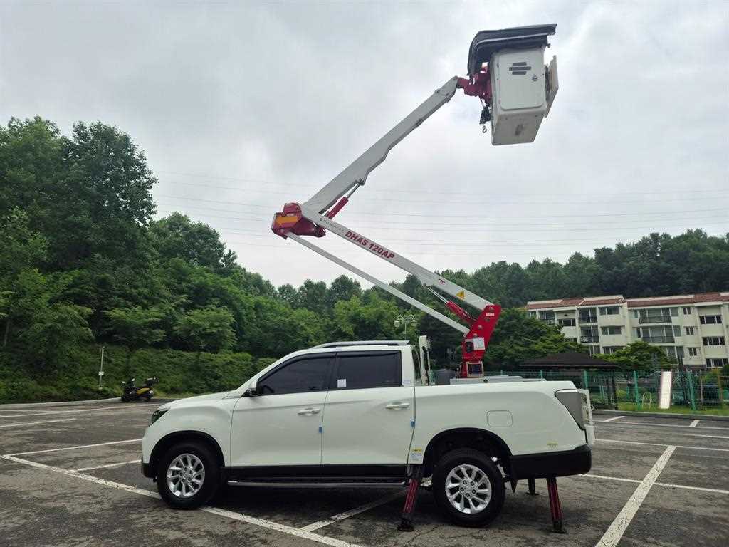 KG모빌리티 렉스턴 스포츠 칸 1톤 고소작업차 2020년식 주행 3,392km 중고 화물차 바가지차 상세 이미지 10