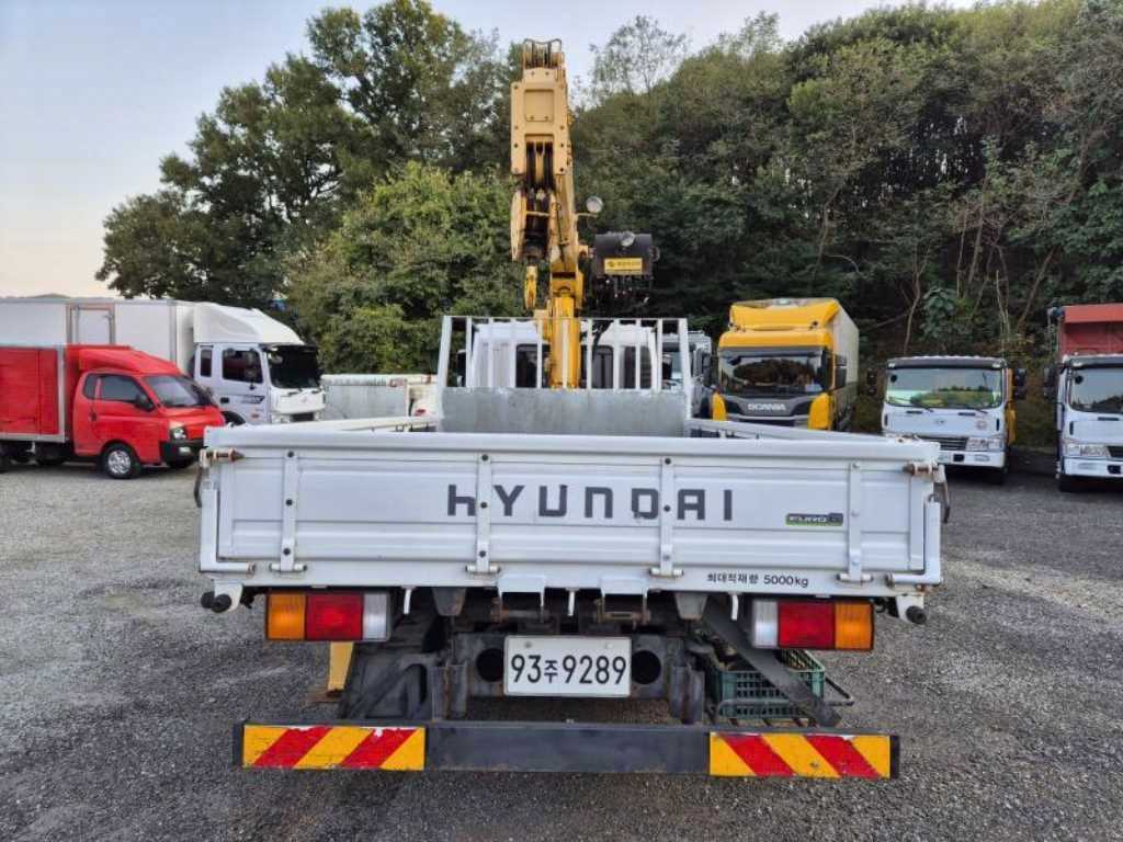 현대 메가트럭 5톤 수산 736 카고크레인 2017년식 주행 66,300km 중고 화물차 상세 이미지 5
