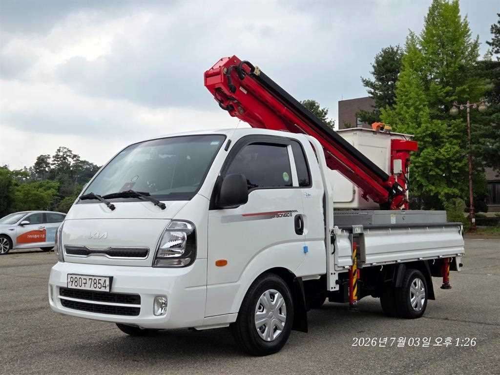 2022년식 주행 31,725km 기아 더뉴봉고3 1톤 동해 1200 바가지차 중고 화물차 대표 이미지