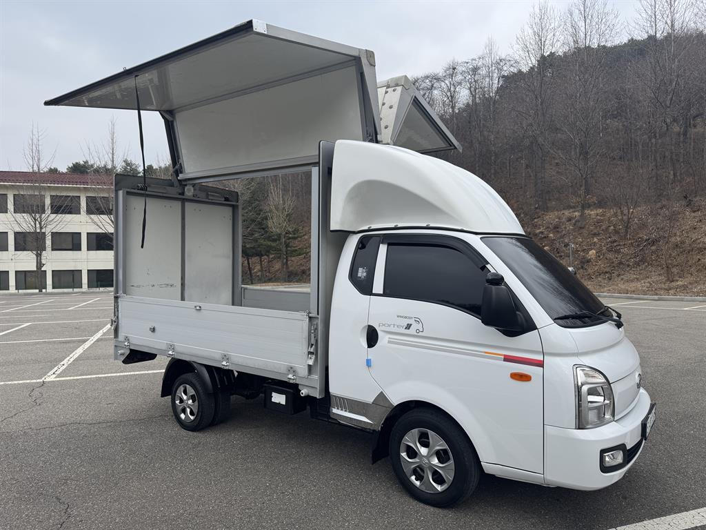 현대 포터2 슈퍼캡 초장축 1톤 윙바디 2022년식 주행 86,242km 중고 트럭 상세 이미지 11