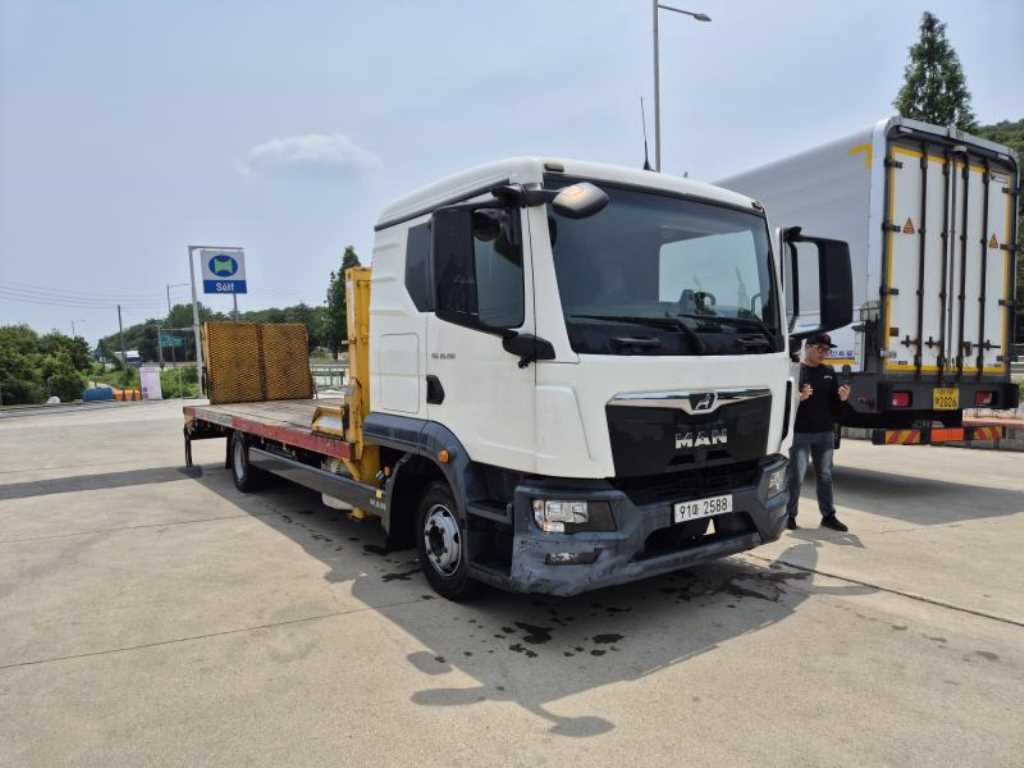 3.5톤 오토 미니추레라 셀프로더 2021년식 주행 177,383km 중고 화물차 상세 이미지 2