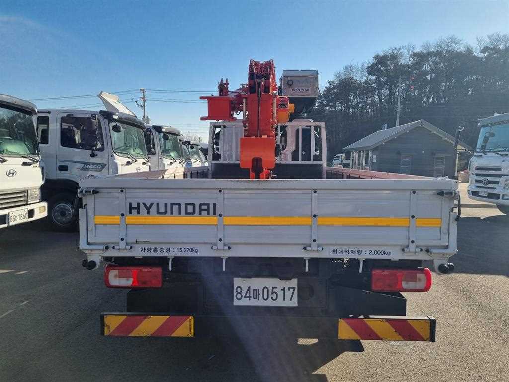 현대 파비스 5톤 광림 2307 헬기탑 카고크레인 2023년식 주행 7,366km 중고 화물차 상세 이미지 6