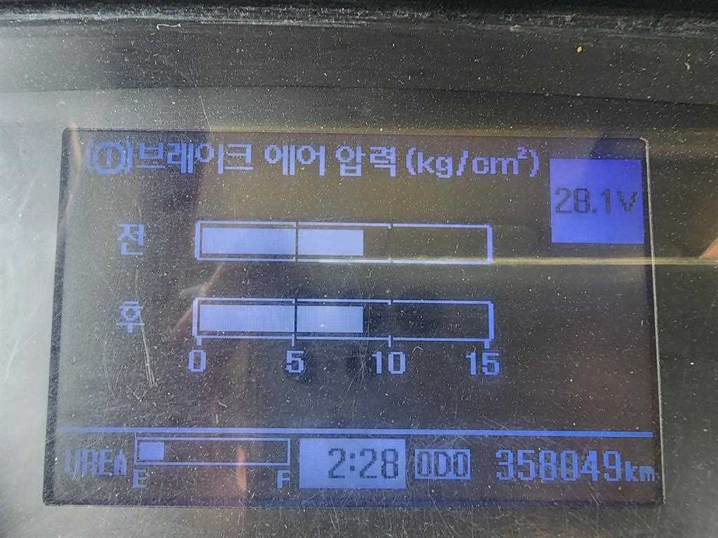 현대 메가트럭 5톤 7.4m 앞축 집게차 2018년식 주행 358,026km 중고 화물차 상세 이미지 11