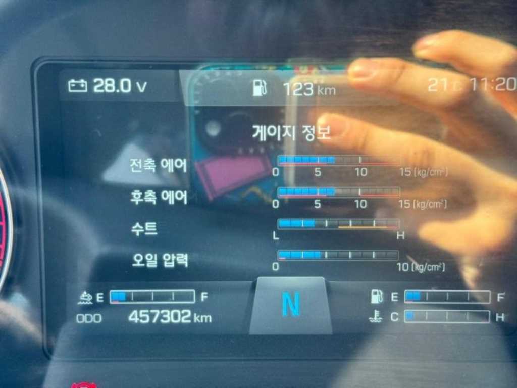 8.5톤 냉동탑 2020년식 중고 화물차 2020-07 주행 457,246km 상세 이미지 7