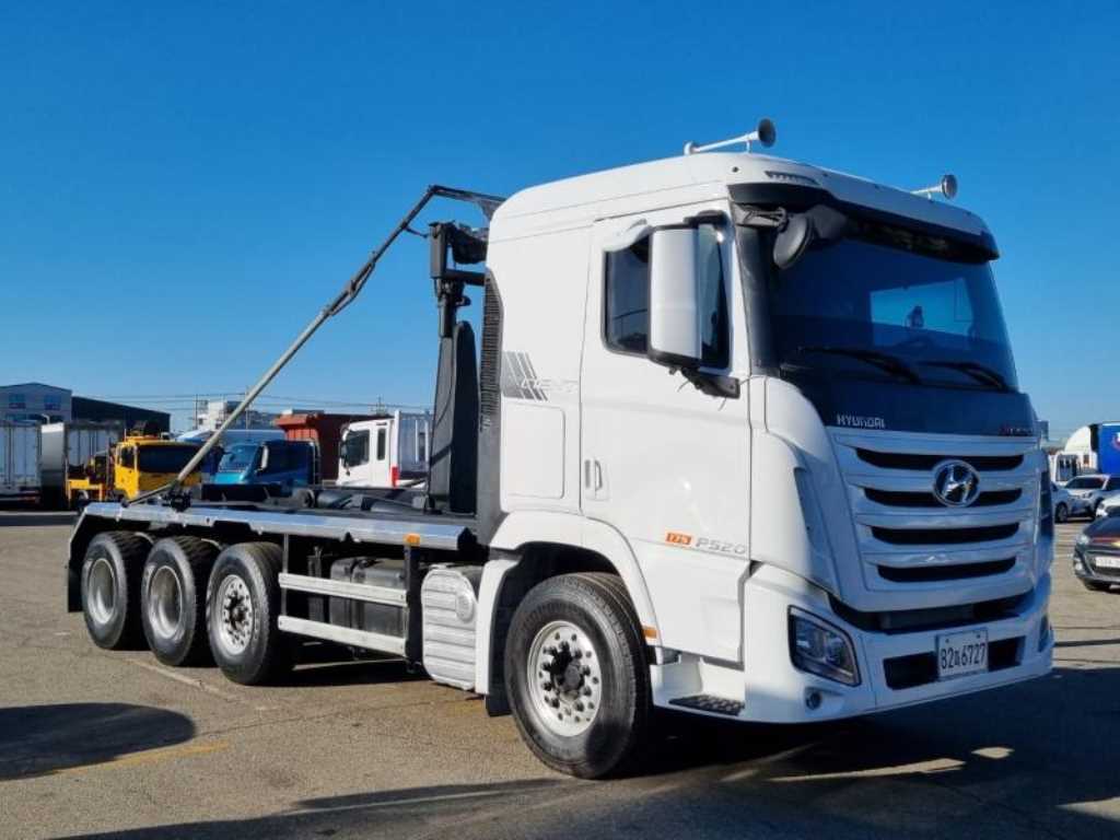 현대 엑시언트 24톤 1+3 암롤트럭 2018년식 주행 431,700km 중고 화물차 대표 이미지