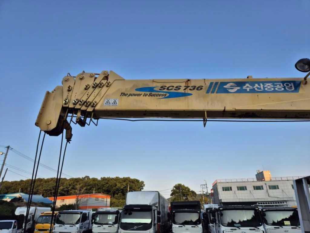 현대 메가트럭 5톤 수산 736 카고크레인 2017년식 주행 66,300km 중고 화물차 상세 이미지 18
