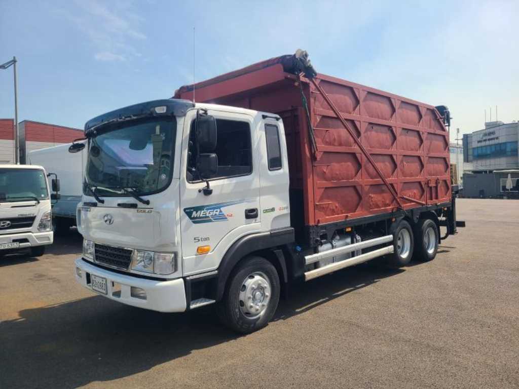현대 2018년식 주행 37,500km 5톤 히아브 12000 집게차 중고 화물차 대표 이미지