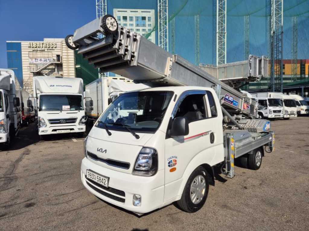 기아 더뉴봉고3 1톤 25m 사다리차 2022년식 주행 27,305km 중고 화물차 그 밖에 상세 이미지 3