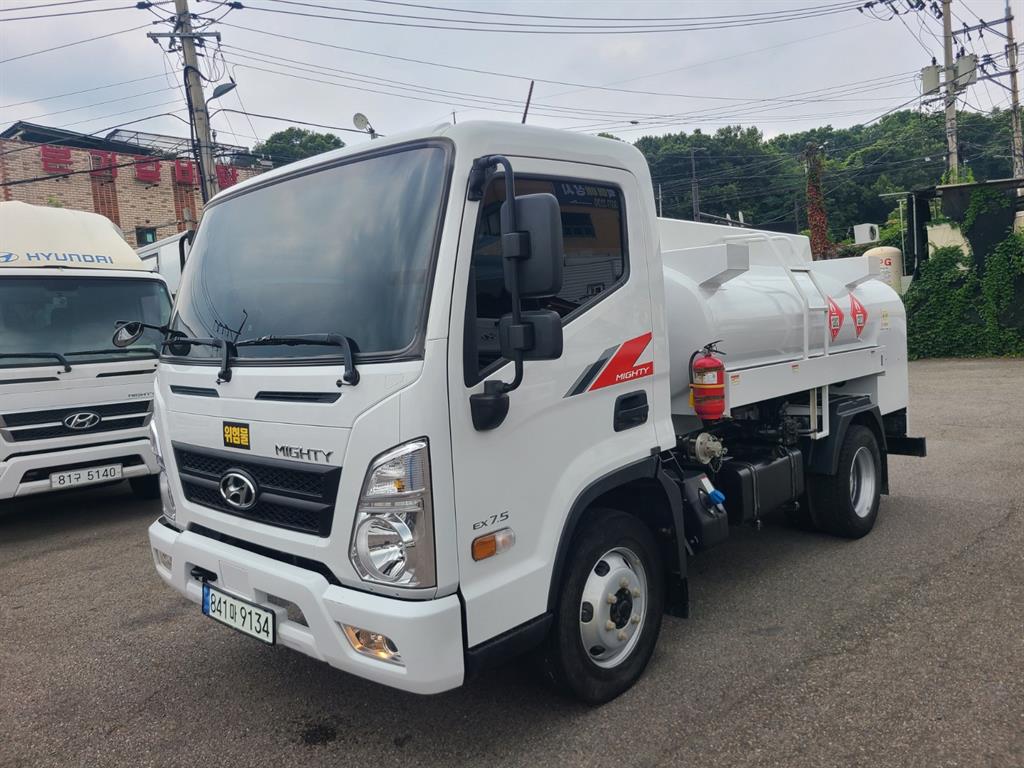 현대 마이티 2.5톤 홈로리 2024년식 주행 22,598km 중고 화물차 홈/탱크로리 대표 이미지