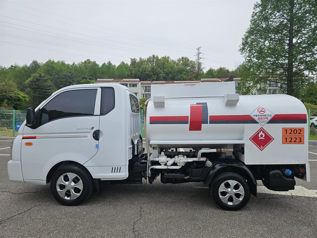 현대 포터2 1톤 1500리터 홈로리 2022년형 주행 17,712km 중고 화물차 홈/탱크로리 상세 이미지 6