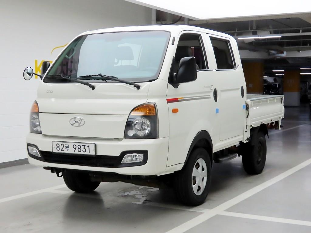 현대 포터2 4WD 1톤 더블캡 장축 카고 2014년식 주행 104,000km 중고 화물차 상세 이미지 2