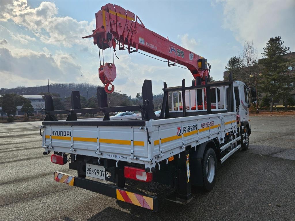 현대 5톤 광림1256 G2 중축 카고크레인 2022년식 주행 7,968km 중고 트럭 상세 이미지 6