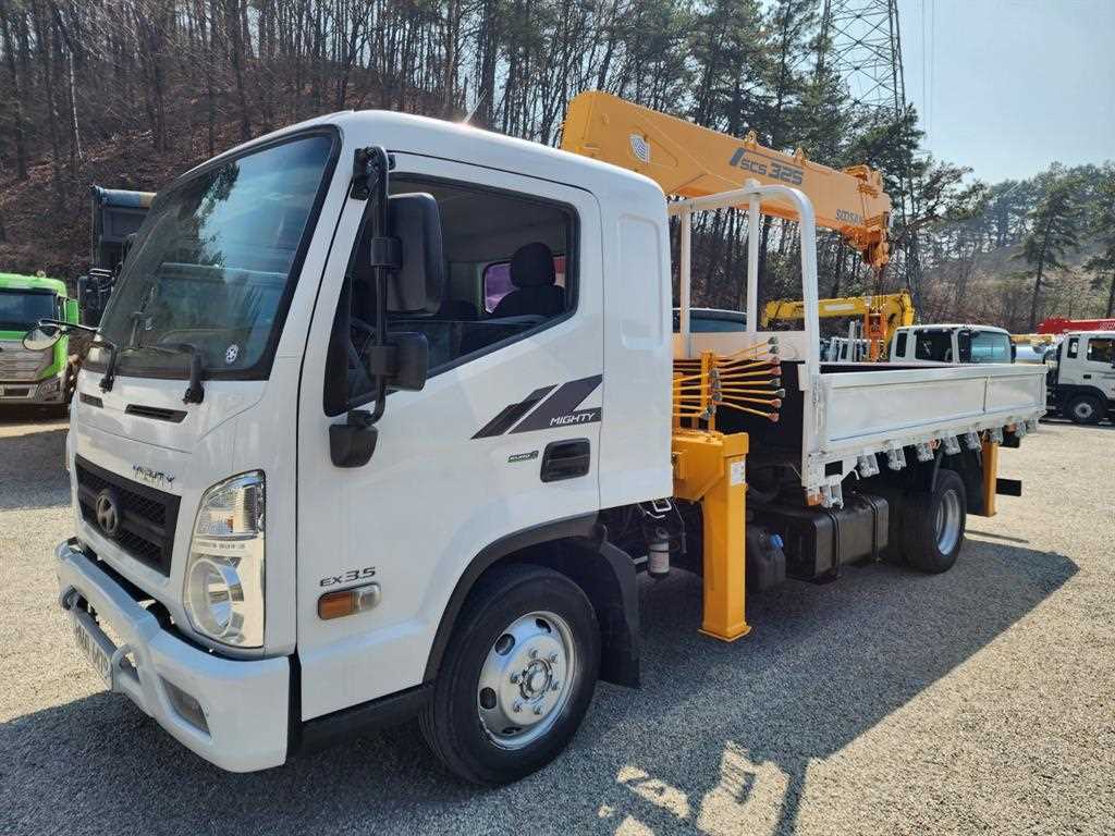 현대 올뉴마이티 3.5톤 수산325 카고크레인 2018년식 주행 227,303km 중고 화물차 상세 이미지 3