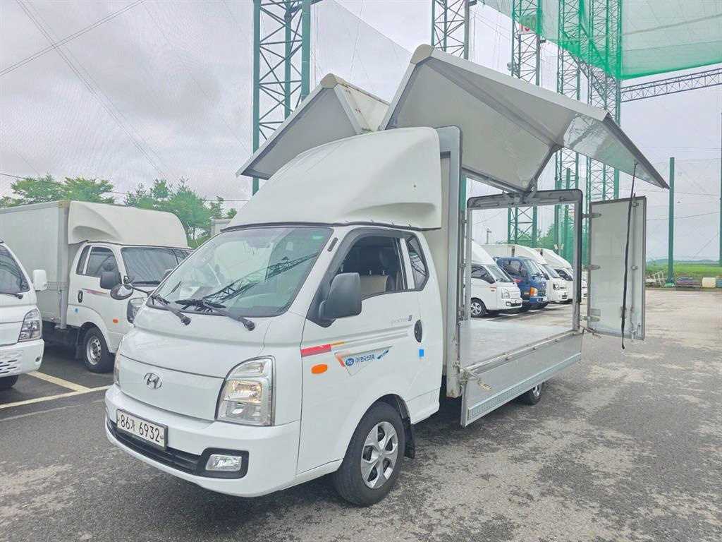 현대 포터2 1톤 롱바디 윙바디 2022년식 주행 130,371km 중고 화물차 상세 이미지 2