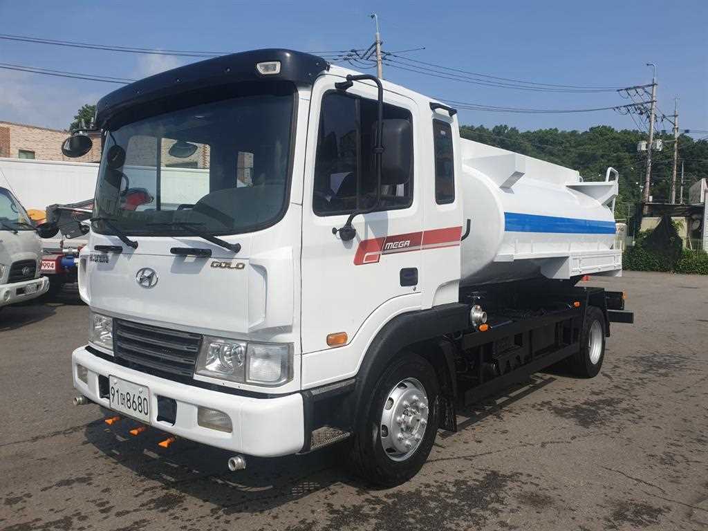 5톤 7200리터 철탱크 살수차 2008년식 주행 369,866km 중고 화물차 대표 이미지