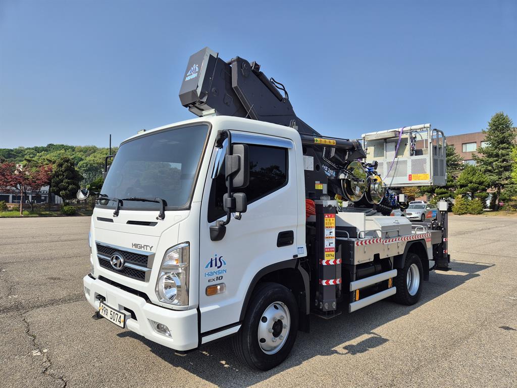 현대 한신310 3.5톤 스카이 고소작업차 2023년식 주행 28,699km 중고 트럭 바가지차 상세 이미지 3