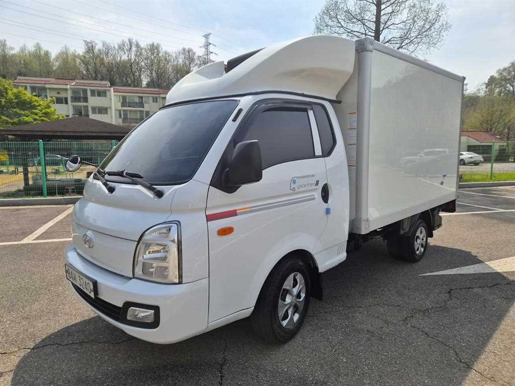 현대 포터2 슈퍼캡 초장축 1톤 하이냉동탑 2022년식 주행 158,408km 중고 화물차 상세 이미지 2