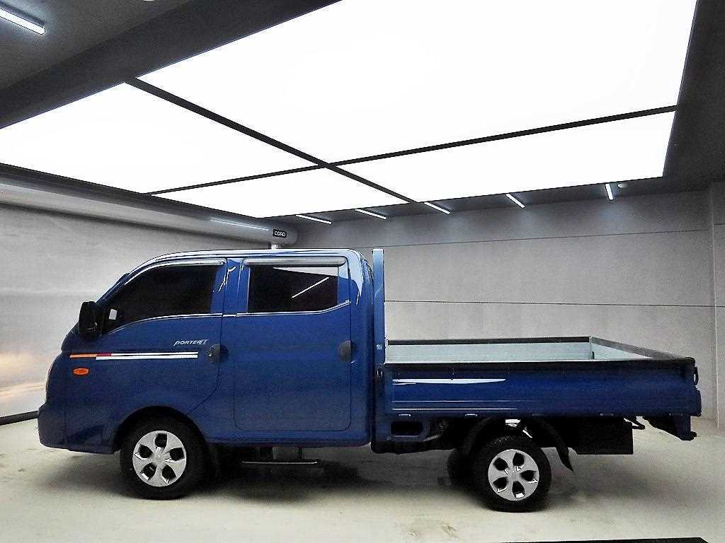 현대 포터2 1톤 더블캡 초장축 카고 2019년식 주행 134,680km 중고 트럭 상세 이미지 4