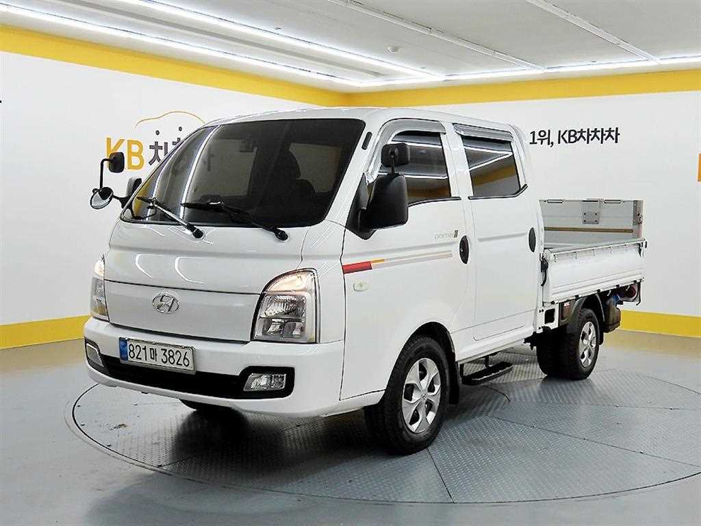 현대 포터2 1톤 더블캡 초장축 파워게이트 2023년형 주행 121,353km 중고 화물차 카고 대표 이미지