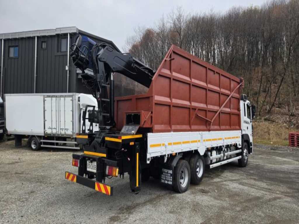 현대 2019년식 주행 358,000km 4.5톤 히아브 12000 앞축 집게차 중고 화물차 상세 이미지 6
