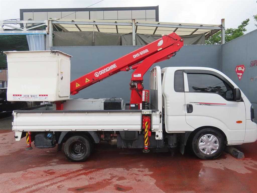 기아 더뉴봉고3 1톤 동해 1200 고소작업차 2022년식 주행 29,538km 중고 화물차 바가지차 상세 이미지 4