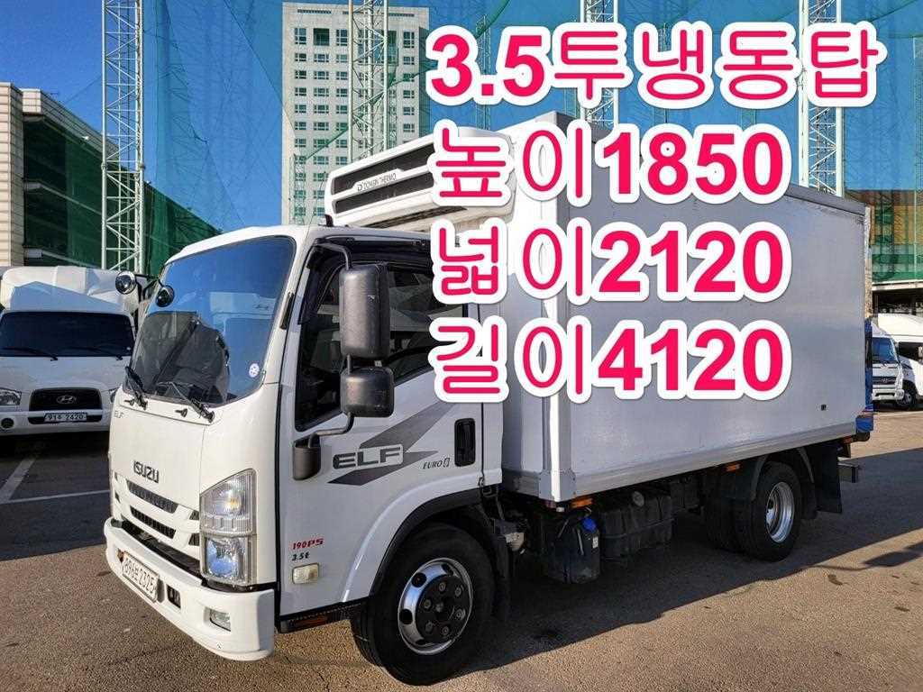 이스즈 엘프 3.5톤 냉동탑 2019년형 주행 236,579km 중고 화물차 대표 이미지