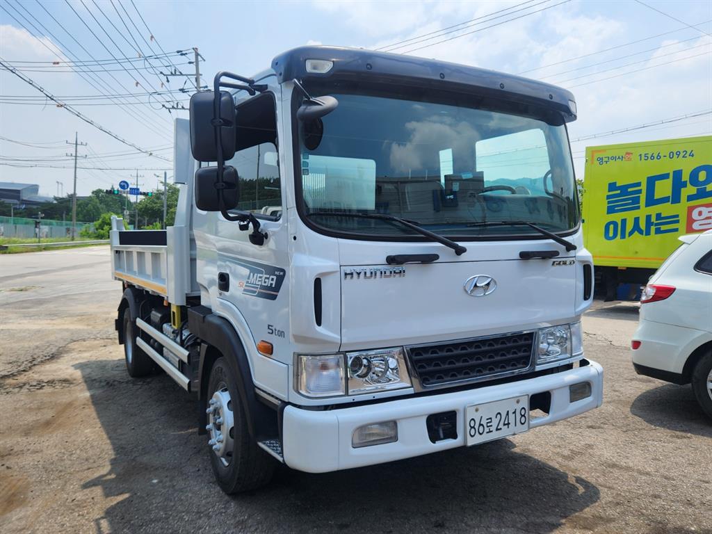 현대 메가트럭 5톤 롱덤프 2020년식 중고 화물차 2020-04 주행 140,423km 상세 이미지 3