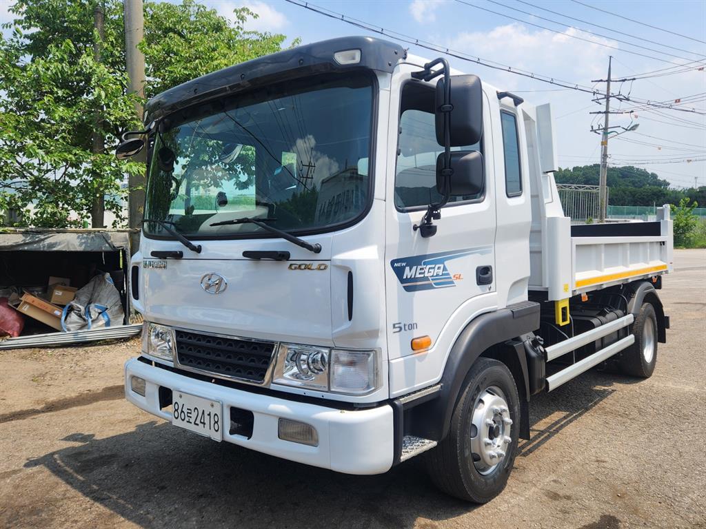 현대 메가트럭 5톤 롱덤프 2020년식 중고 화물차 2020-04 주행 140,423km 대표 이미지