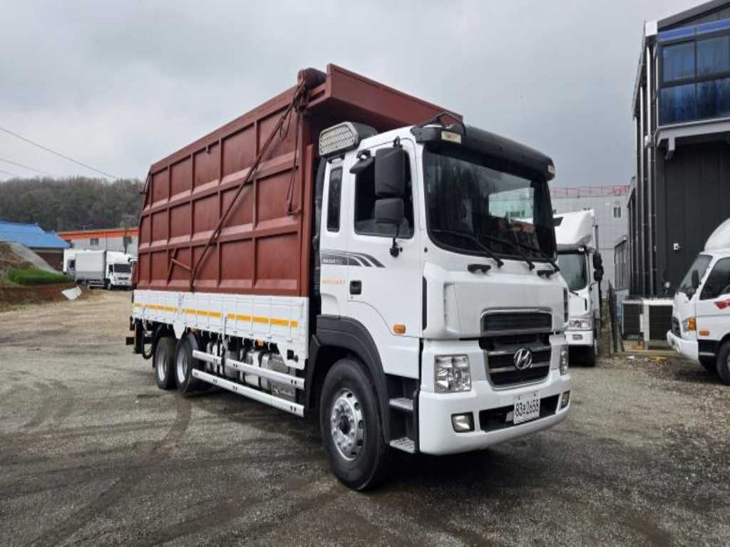 현대 2019년식 주행 358,000km 4.5톤 히아브 12000 앞축 집게차 중고 화물차 상세 이미지 2
