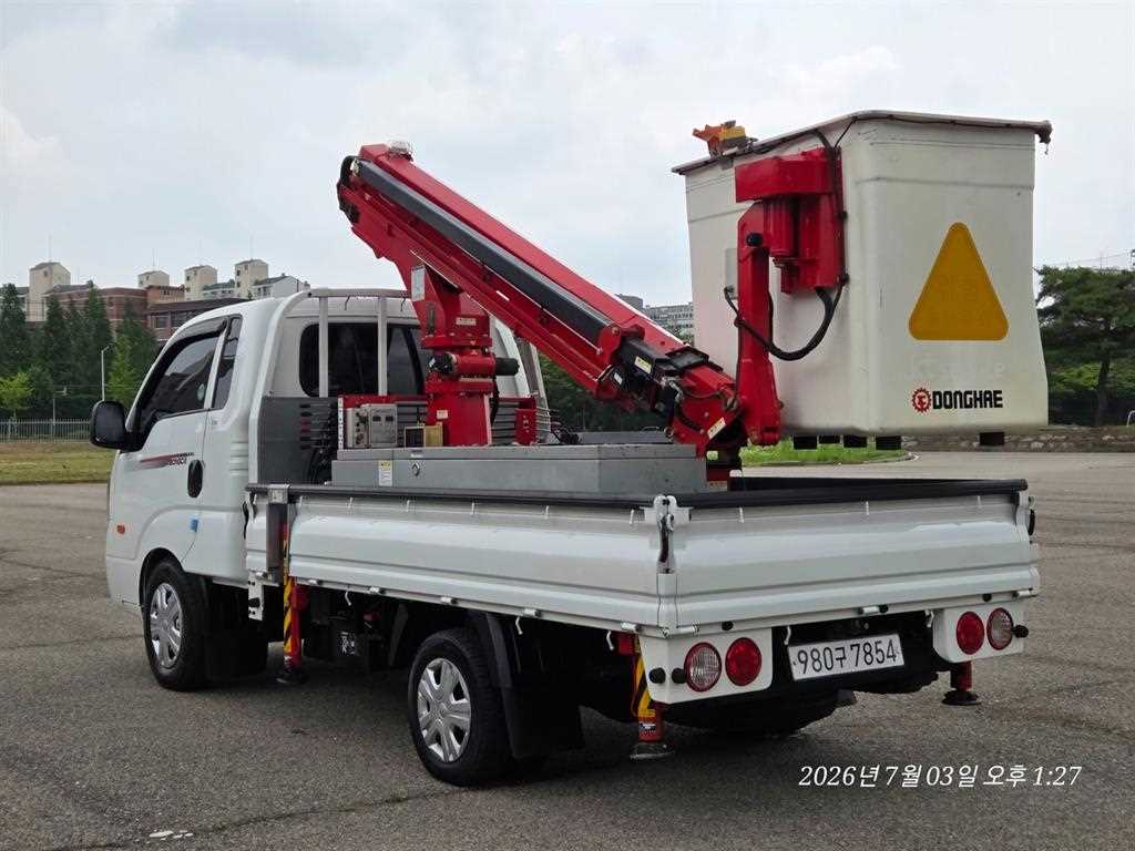 2022년식 주행 31,725km 기아 더뉴봉고3 1톤 동해 1200 바가지차 중고 화물차 상세 이미지 4