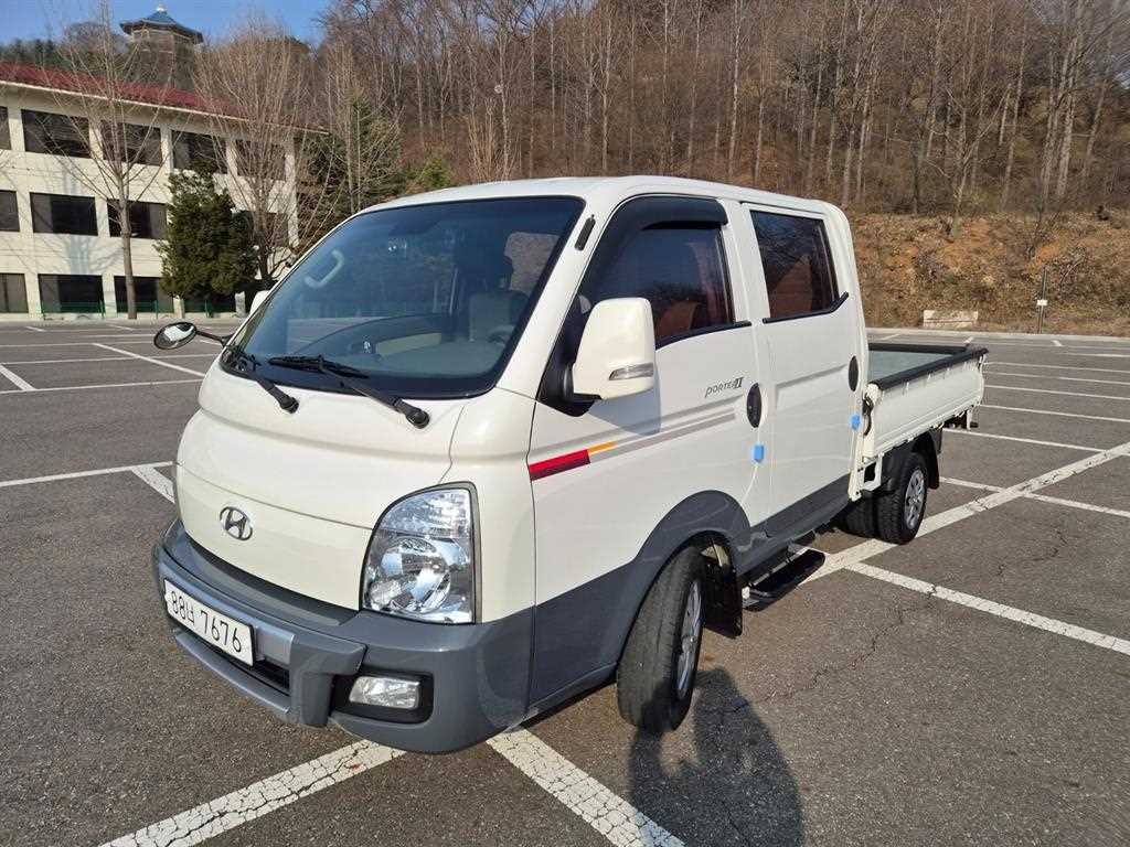 현대 포터2 1톤 더블캡 초장축 카고 2017년식 주행 122,548km 중고 화물차 상세 이미지 11