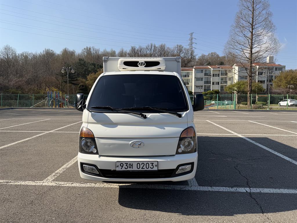 현대 포터2 1톤 냉동탑 슈퍼캡 초장축 2017년식 주행 182,700km 중고 화물차 상세 이미지 2