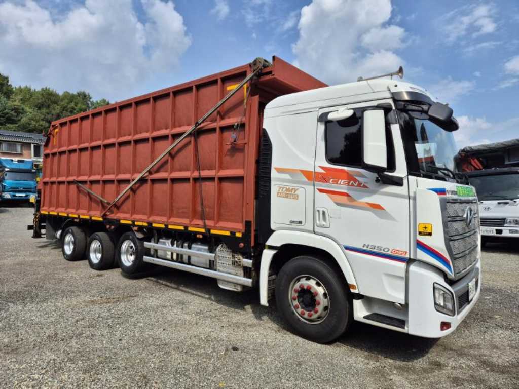 현대 엑시언트 9.5톤 히아브 13500XG 집게차 2020년식 주행 337,605km 중고 화물차 대표 이미지