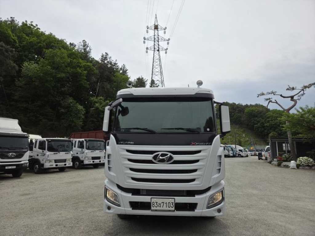 현대 트라고 엑시언트 25톤 원쓰리 암롤 2018년식 주행 312,238km 중고 화물차 상세 이미지 2