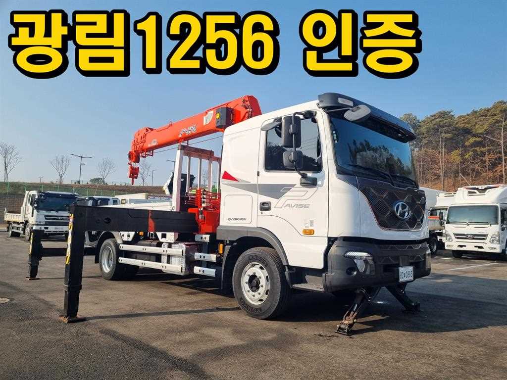 현대 파비스 5톤 광림1256 카고크레인 2022년식 주행 12,852km 중고 화물차 대표 이미지