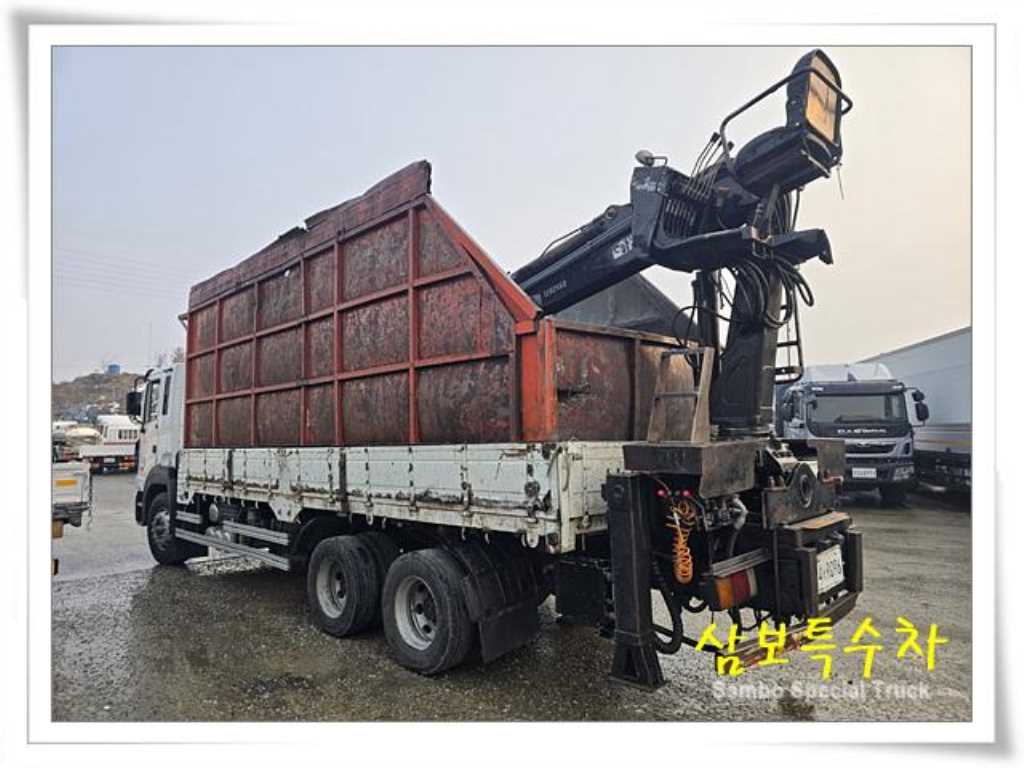 2007년식 주행 528,034km 현대 9.5톤 히아브 12000XG 집게차 중고 화물차 상세 이미지 6