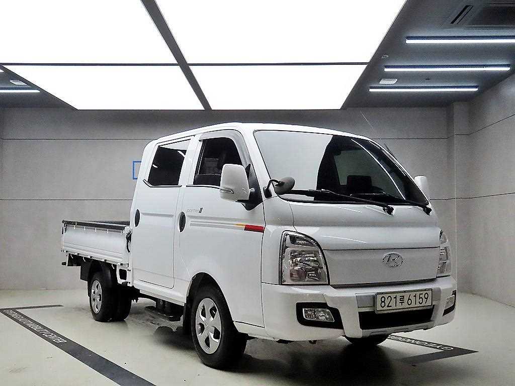 현대 포터2 1톤 더블캡 초장축 카고 2022년식 주행 26,921km 중고 화물차 대표 이미지