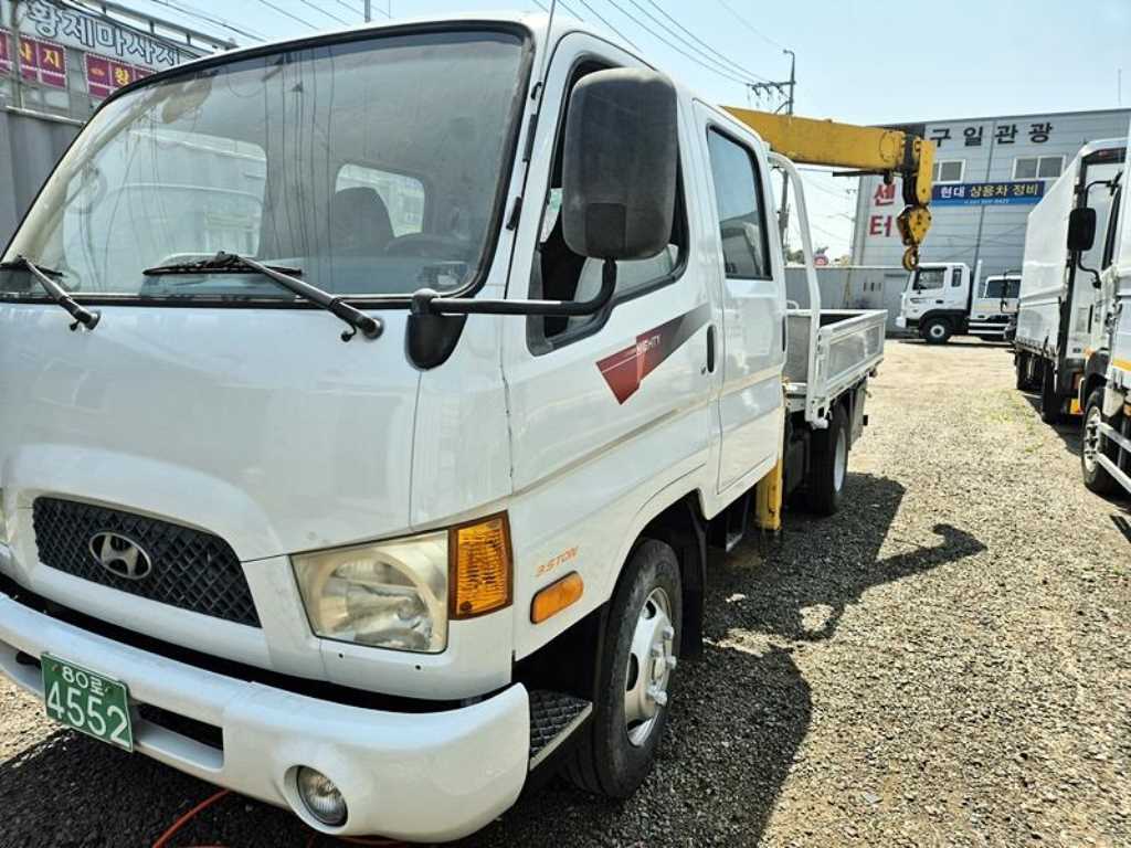 현대 마이티 2.5톤 더블캡 카고크레인 2005년식 주행 153,988km 중고 화물차 상세 이미지 3